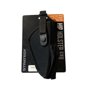 Strategy Large Frame Pistol Hip Holster w/ Mag Pouch Right Hand